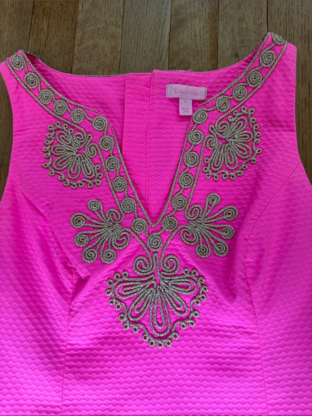 Lilly Pulitzer Gabby Shift in Pop Pink - Picture 3 of 4